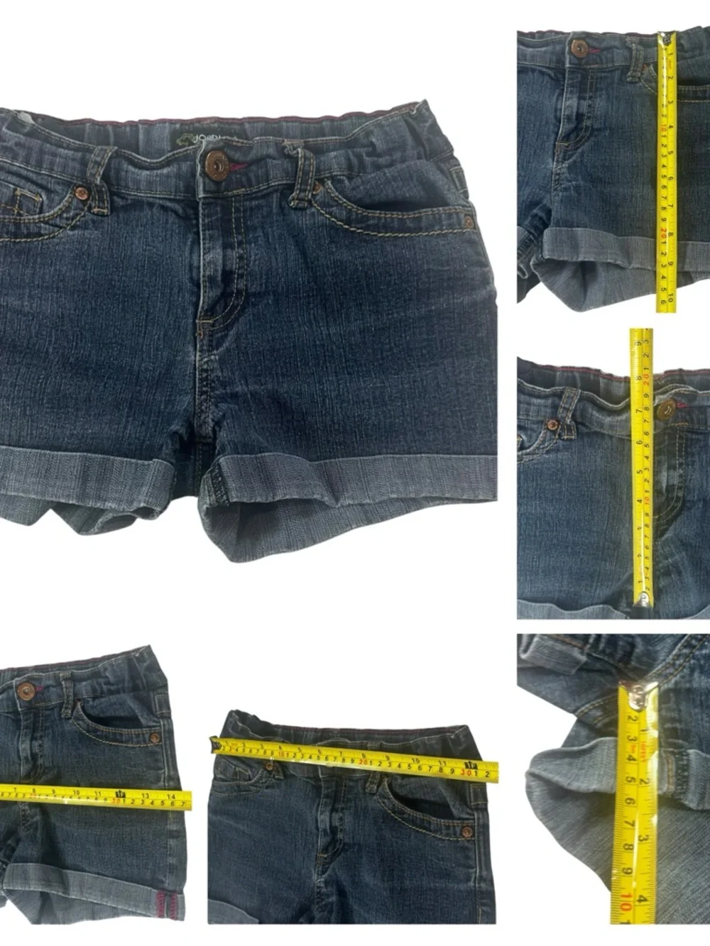 Lot of 2 Levi’s + Jordache Denim Shorts Girls Size 12